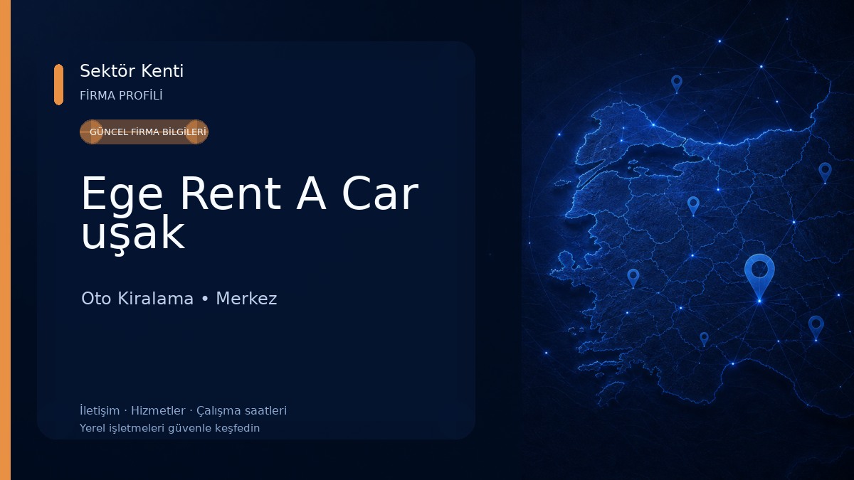 Ege Rent A Car uşak 