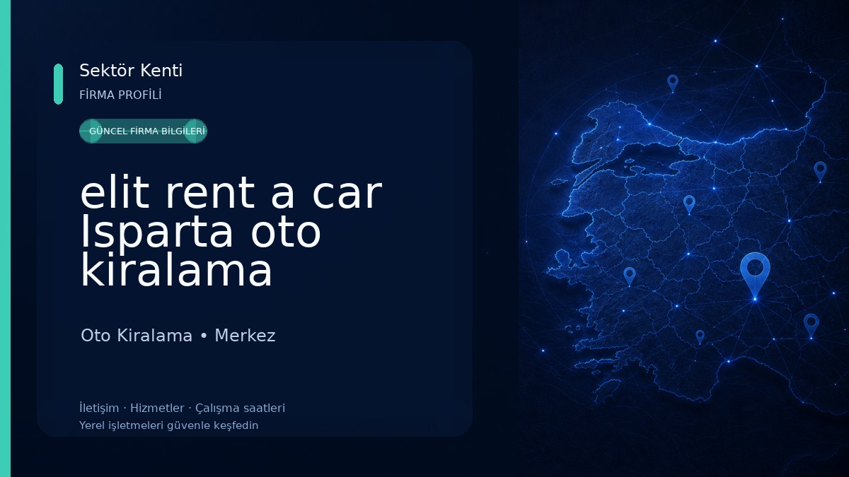 elit rent a car Isparta oto kiralama 