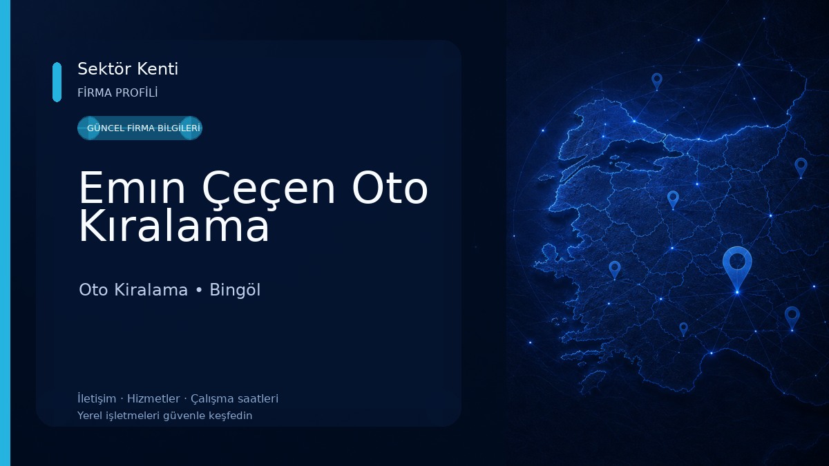 Emın Çeçen Oto Kıralama