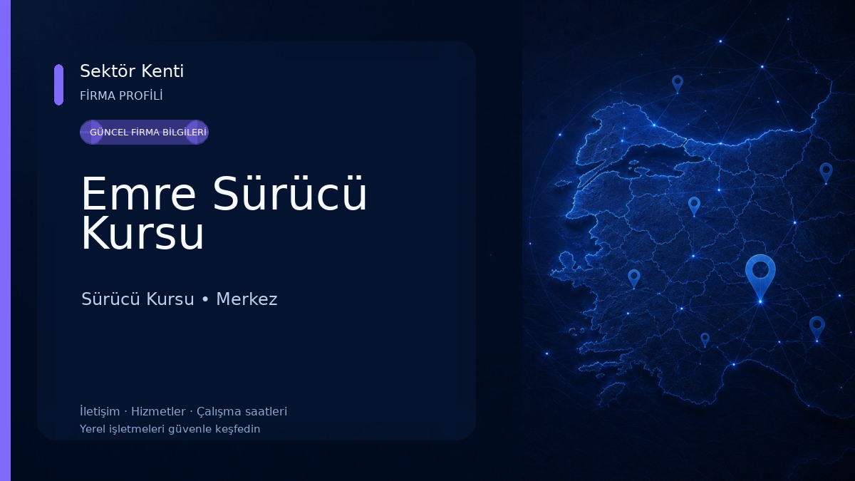 Emre Sürücü Kursu Sürücü Kursu