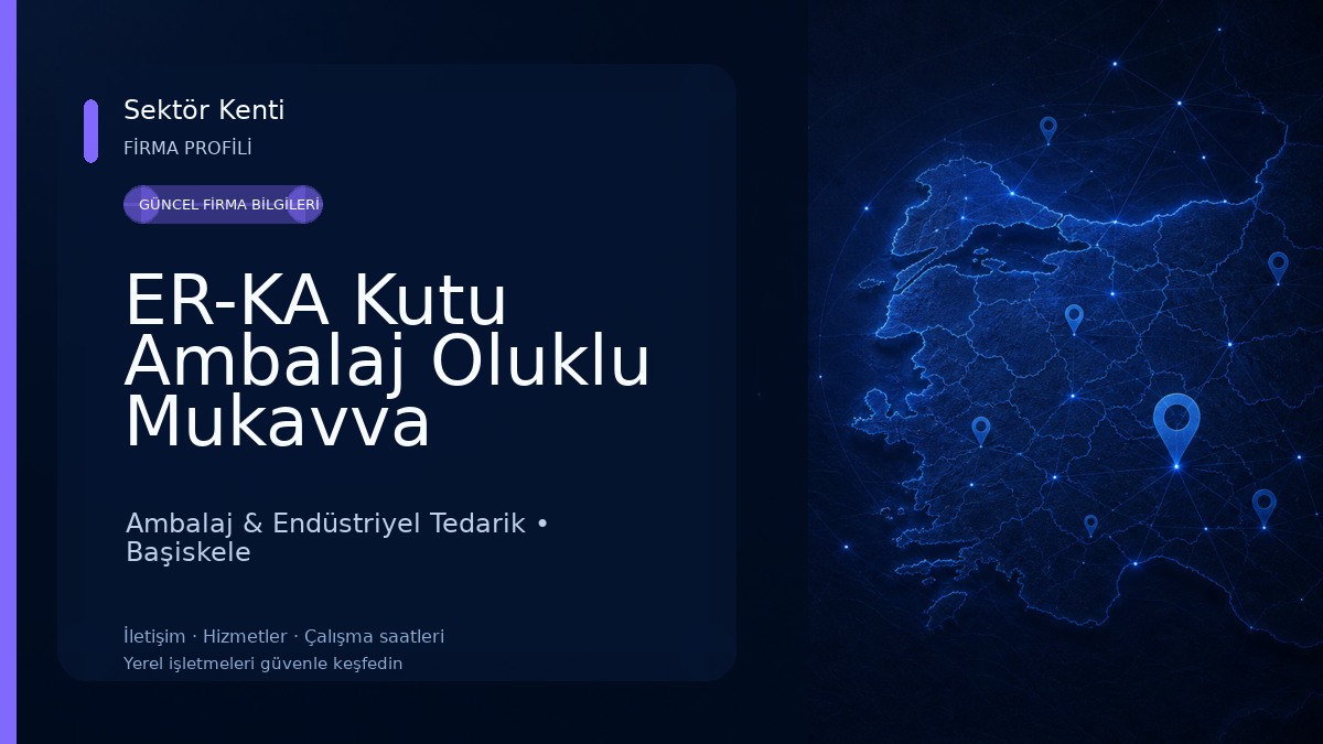 ER-KA Kutu Ambalaj Oluklu Mukavva Ambalaj & Endüstriyel Tedarik