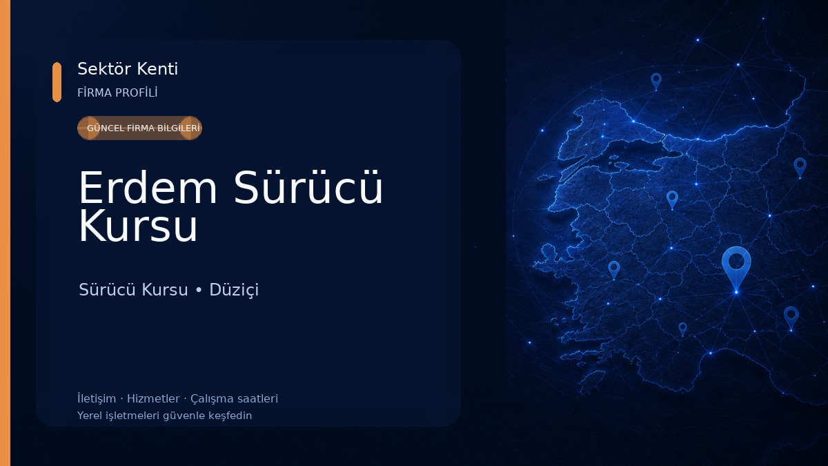 Erdem Sürücü Kursu Sürücü Kursu
