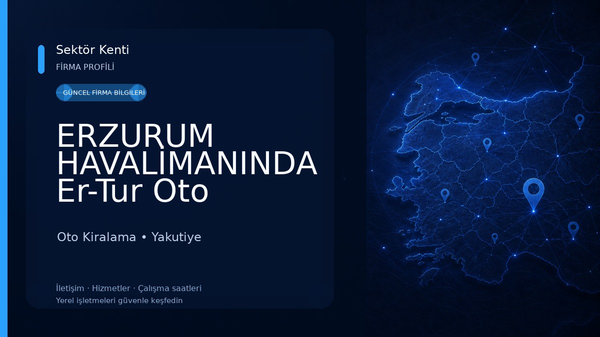 ERZURUM HAVALİMANINDA Er-Tur Oto Kiralama Oto Kiralama