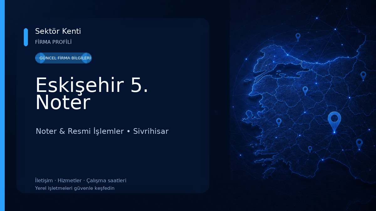 Eskişehir 5. Noter