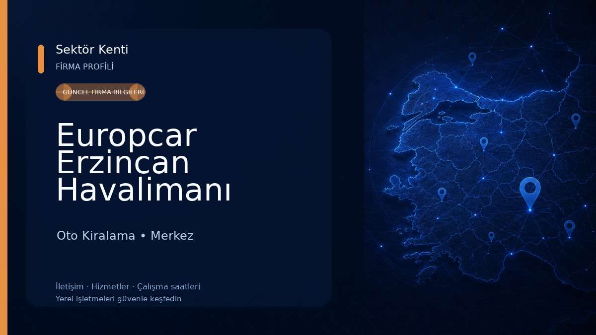 Europcar Erzincan Havalimanı Oto Kiralama