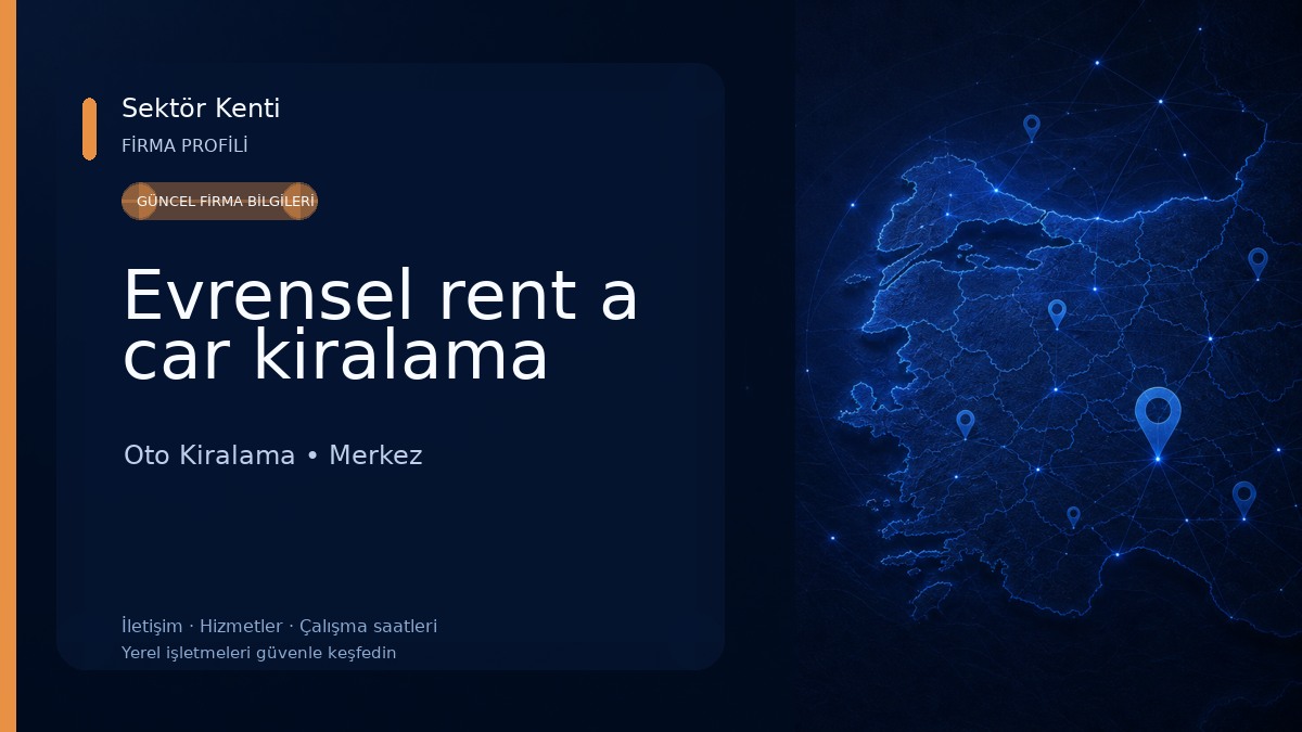Evrensel rent a car kiralama Oto Kiralama