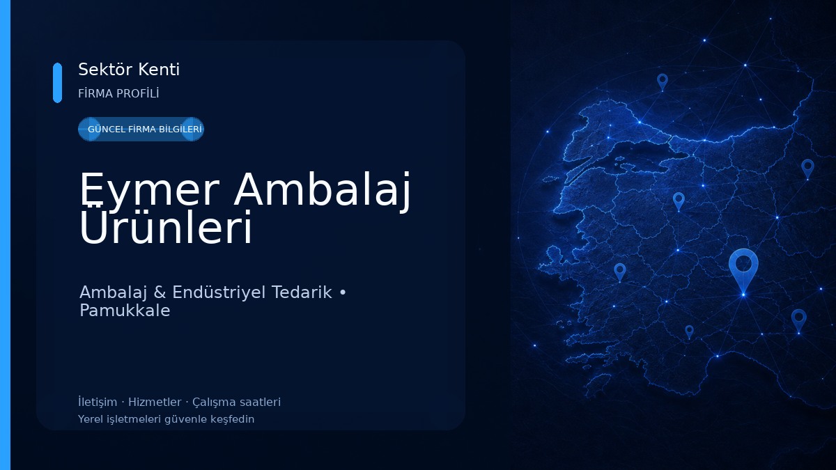 Eymer Ambalaj Ürünleri