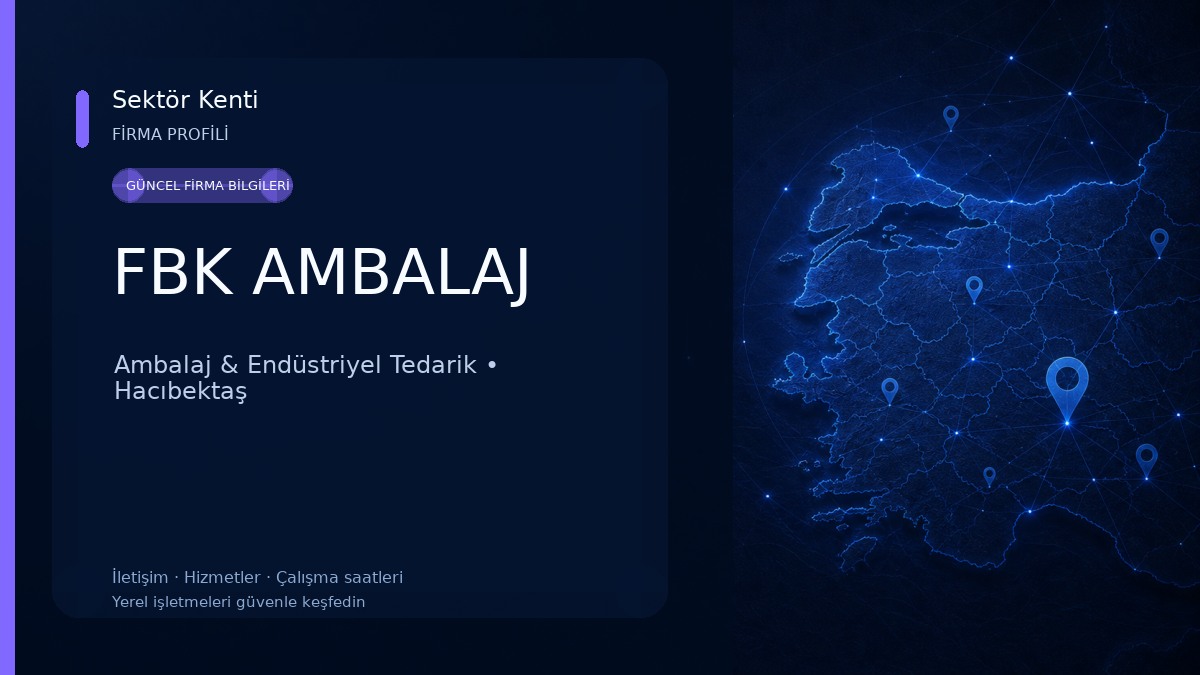 FBK AMBALAJ Ambalaj & Endüstriyel Tedarik