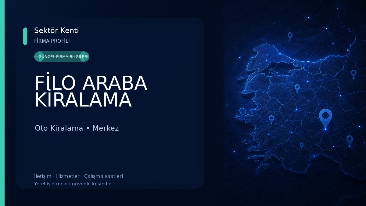 FİLO ARABA KİRALAMA Oto Kiralama