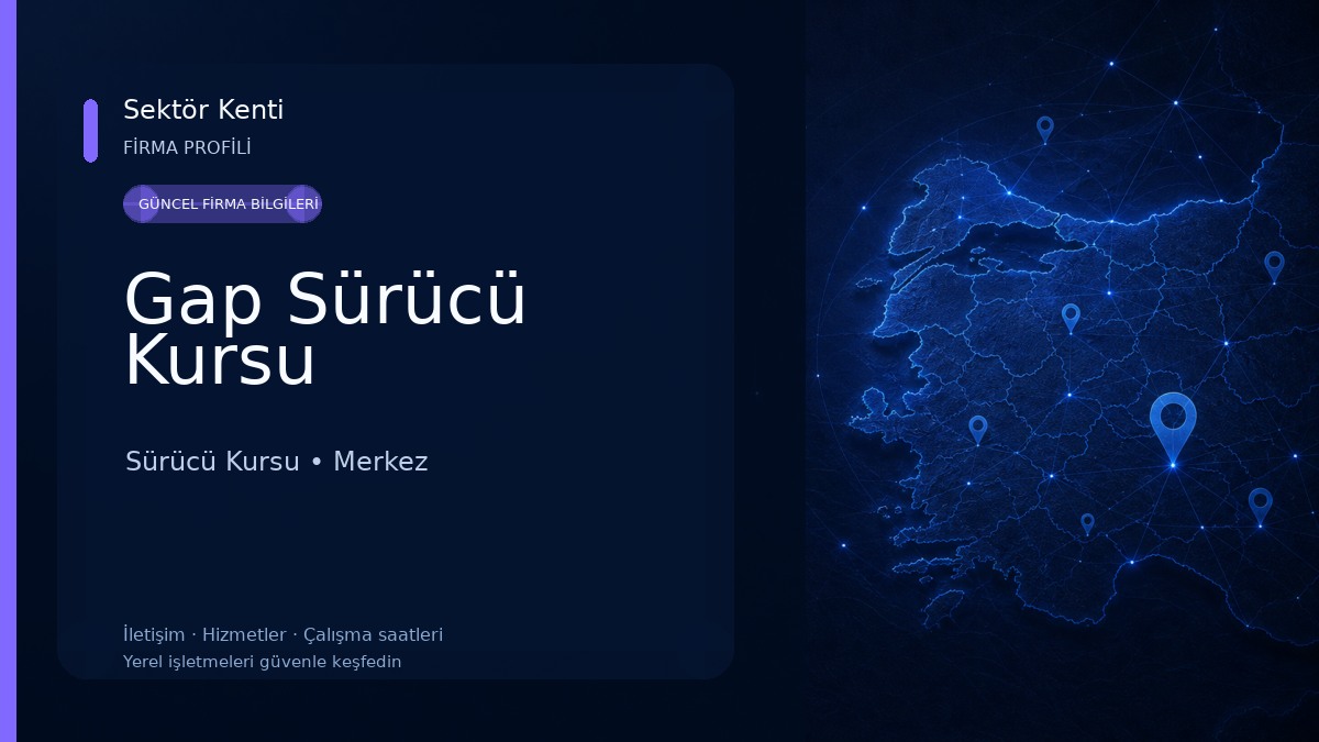 Gap Sürücü Kursu
