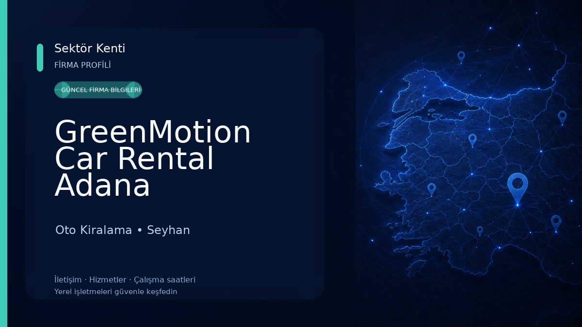 GreenMotion Car Rental Adana