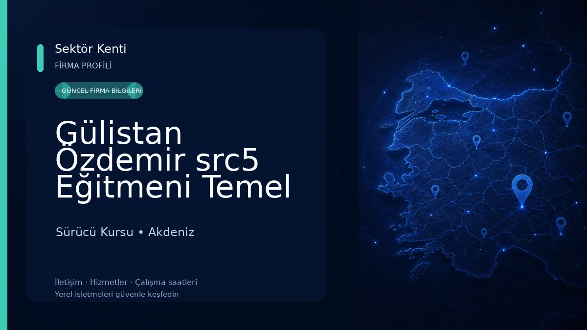 Gülistan Özdemir src5 Eğitmeni Temel + Tanker Eğitmeni 