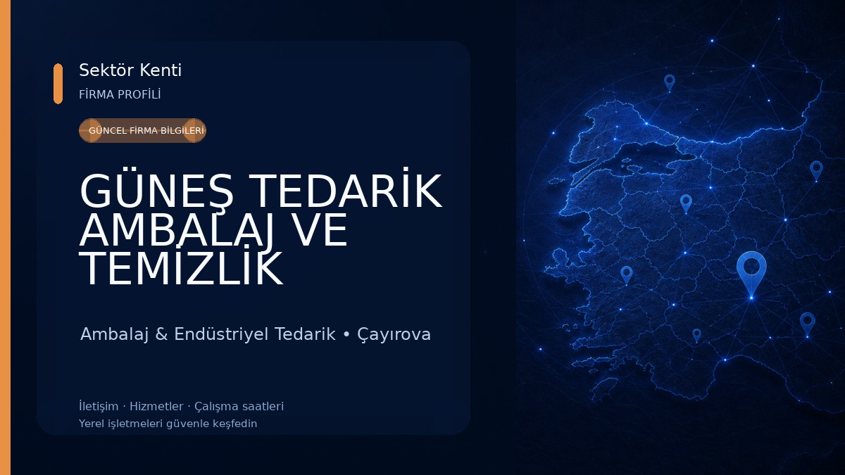 GÜNEŞ TEDARİK AMBALAJ VE TEMİZLİK ÜRÜNLERİ 
