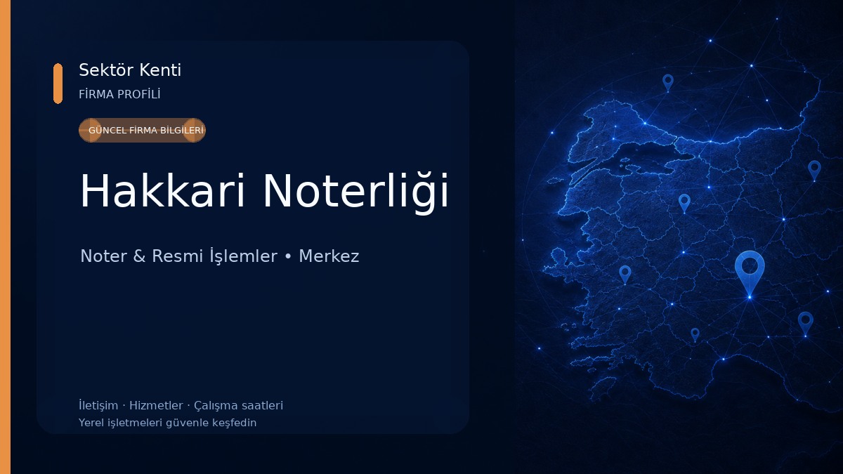 Hakkari Noterliği