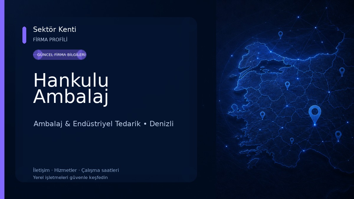Hankulu Ambalaj Ambalaj & Endüstriyel Tedarik