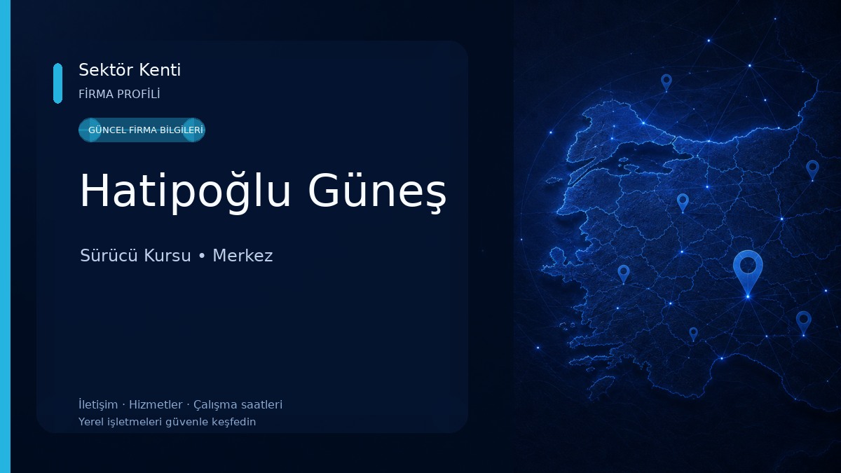 Hatipoğlu Güneş Sürücü Kursu