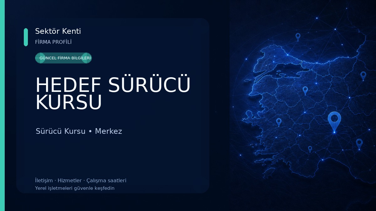 HEDEF SÜRÜCÜ KURSU Sürücü Kursu