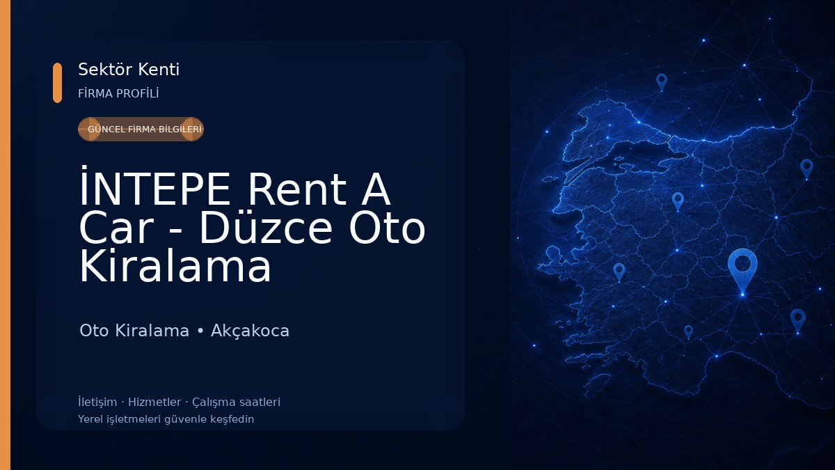 İNTEPE Rent A Car - Düzce Oto Kiralama 