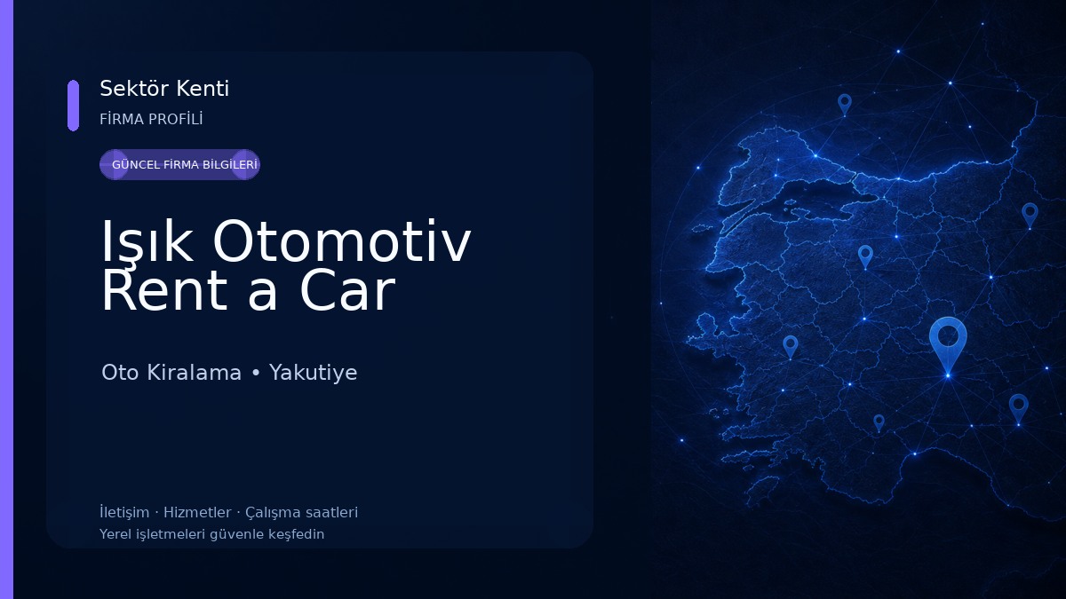 Işık Otomotiv Rent a Car Oto Kiralama
