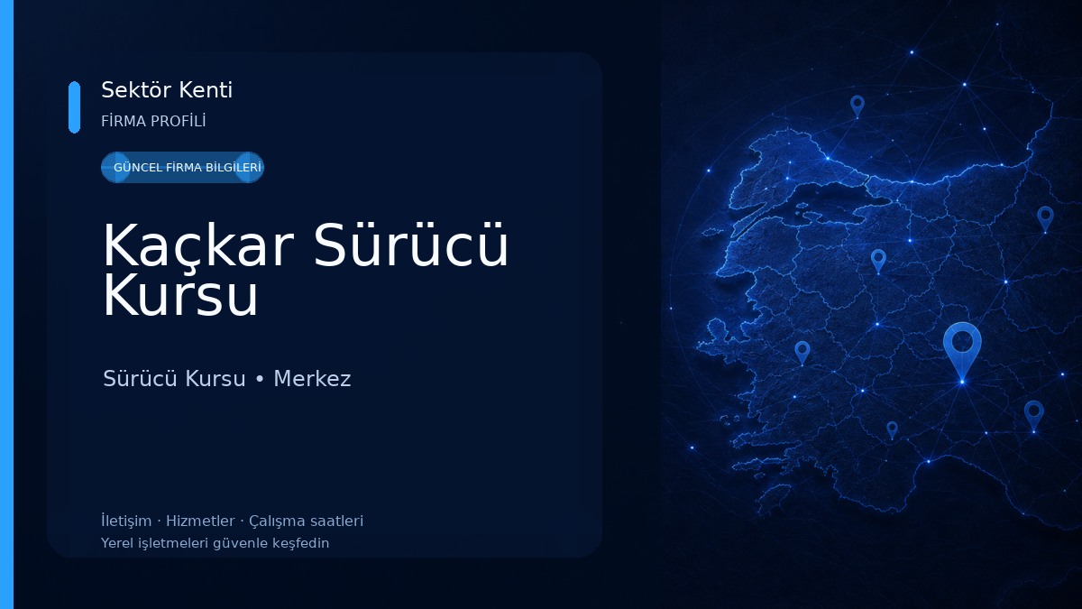 Kaçkar Sürücü Kursu Sürücü Kursu