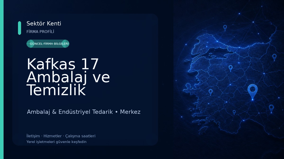 Kafkas 17 Ambalaj ve Temizlik