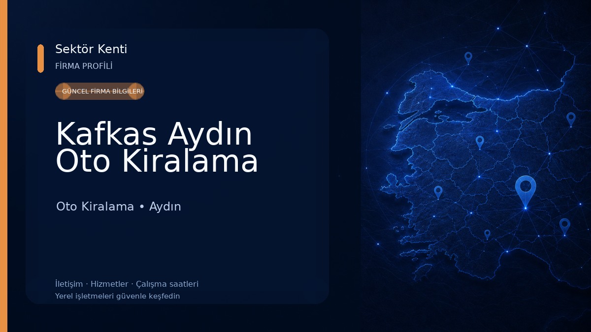 Kafkas Aydın Oto Kiralama Oto Kiralama