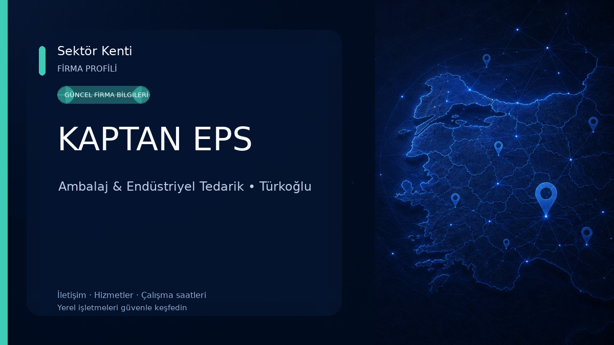 KAPTAN EPS Ambalaj & Endüstriyel Tedarik