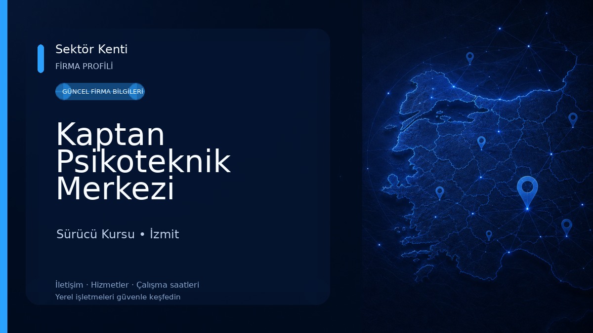 Kaptan Psikoteknik Merkezi 