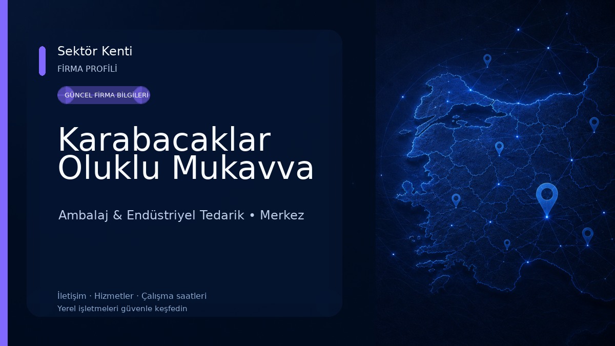 Karabacaklar Oluklu Mukavva Ambalaj & Endüstriyel Tedarik