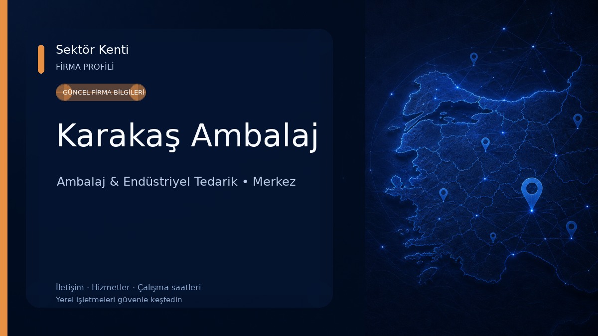 Karakaş Ambalaj Ambalaj & Endüstriyel Tedarik