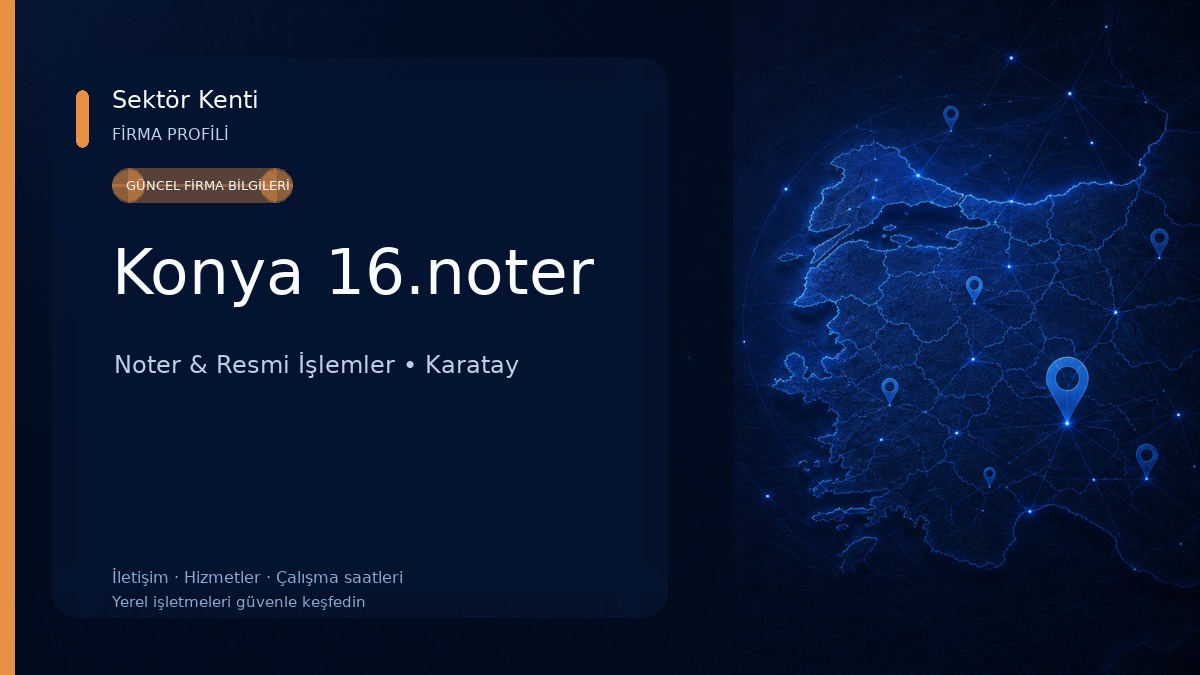 Konya 16.noter