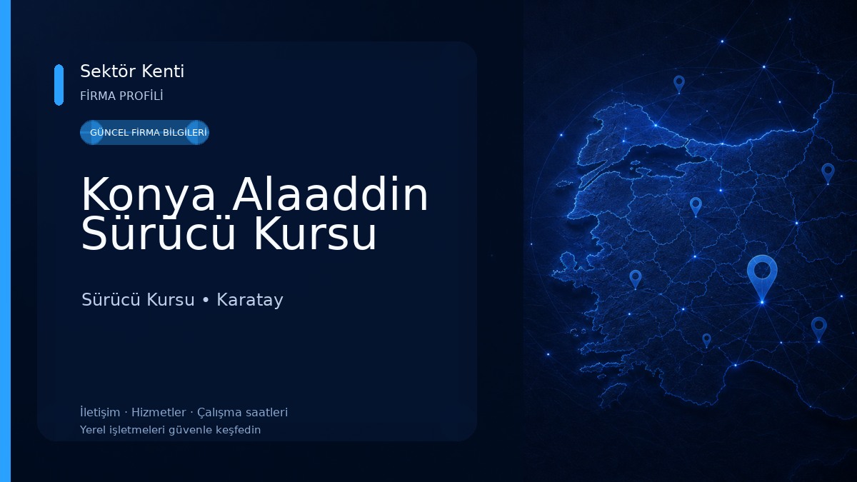 Konya Alaaddin Sürücü Kursu 