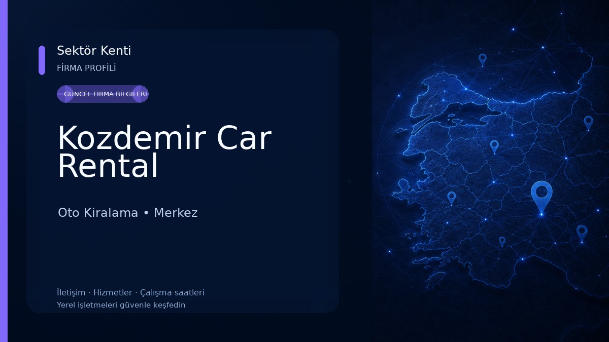Kozdemir Car Rental Oto Kiralama