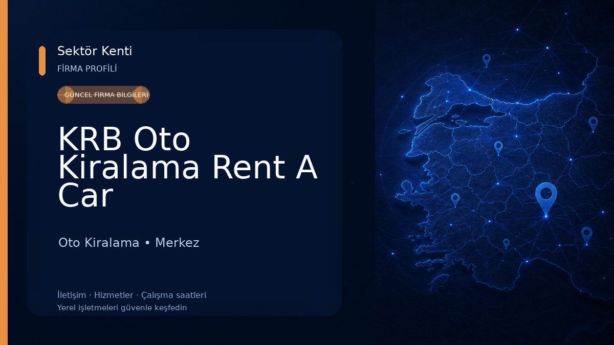 KRB Oto Kiralama Rent A Car Oto Kiralama