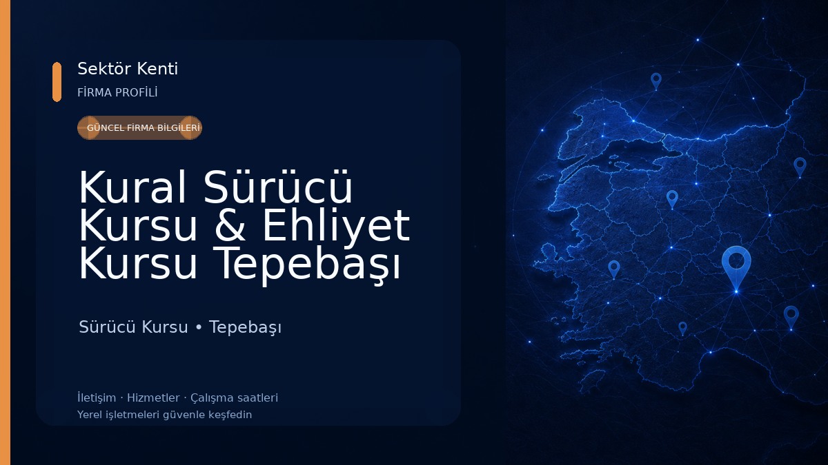 Kural Sürücü Kursu & Ehliyet Kursu Tepebaşı & B Ehliyet