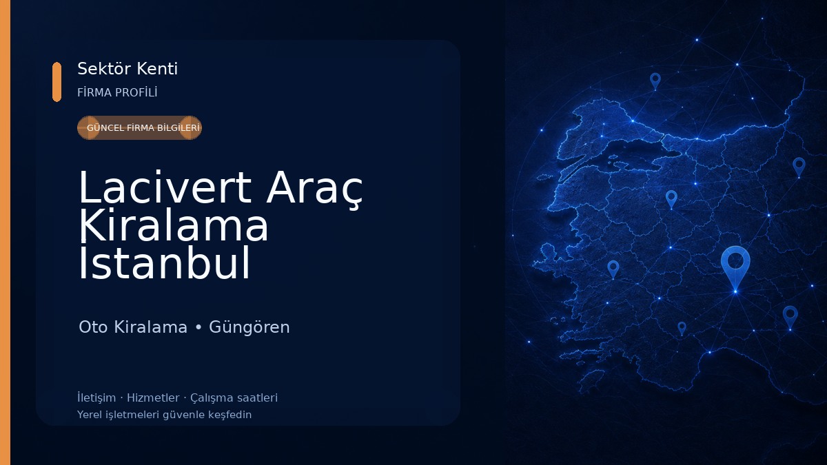 Lacivert Araç Kiralama İstanbul