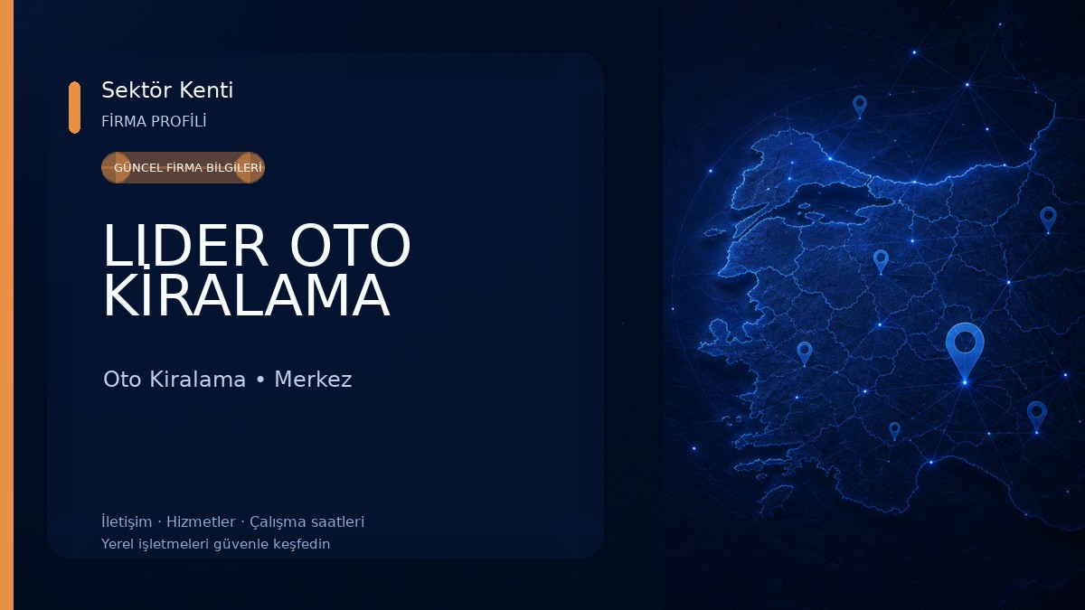 LIDER OTO KİRALAMA Oto Kiralama