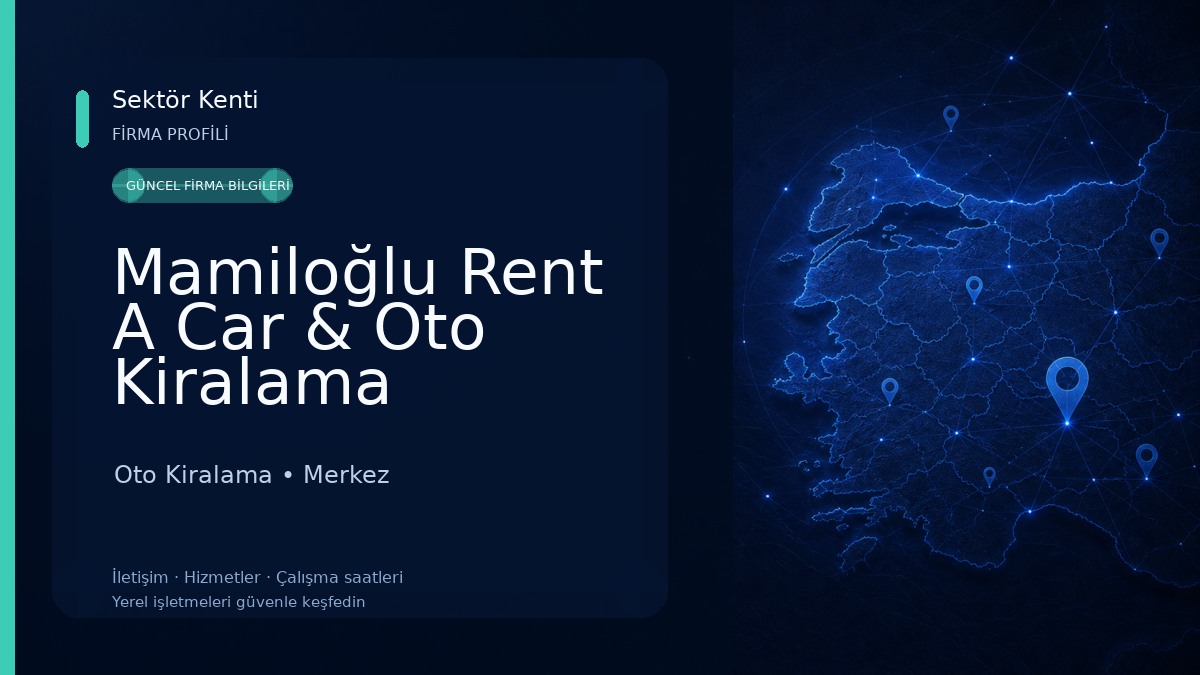 Mamiloğlu Rent A Car & Oto Kiralama