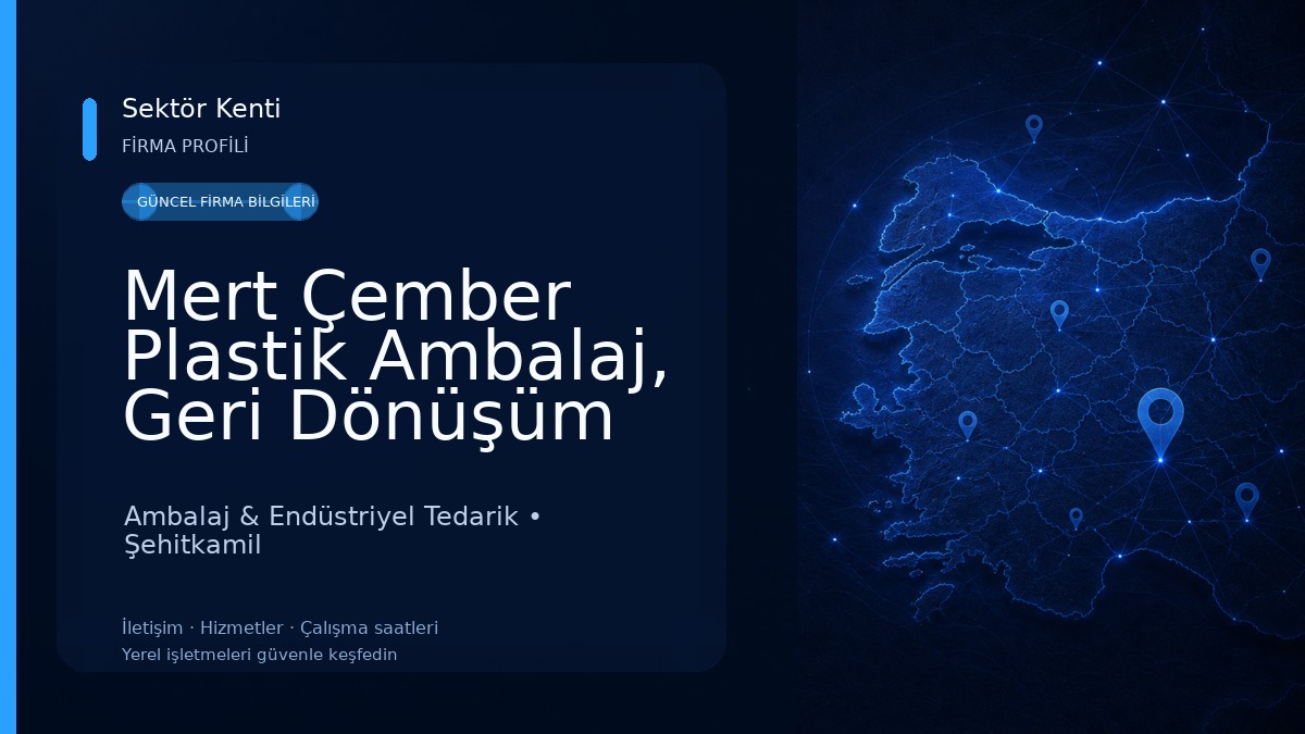 Mert Çember Plastik Ambalaj, Geri Dönüşüm ve Makine San. Ve Tic. Ltd. Şti.