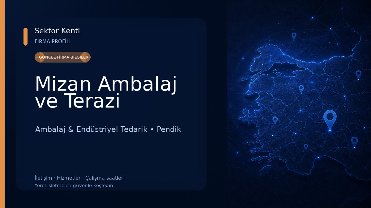 Mizan Ambalaj ve Terazi Ambalaj & Endüstriyel Tedarik