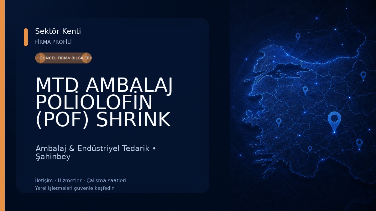 MTD AMBALAJ POLİOLOFİN (POF) SHRİNK FİLM Ambalaj & Endüstriyel Tedarik