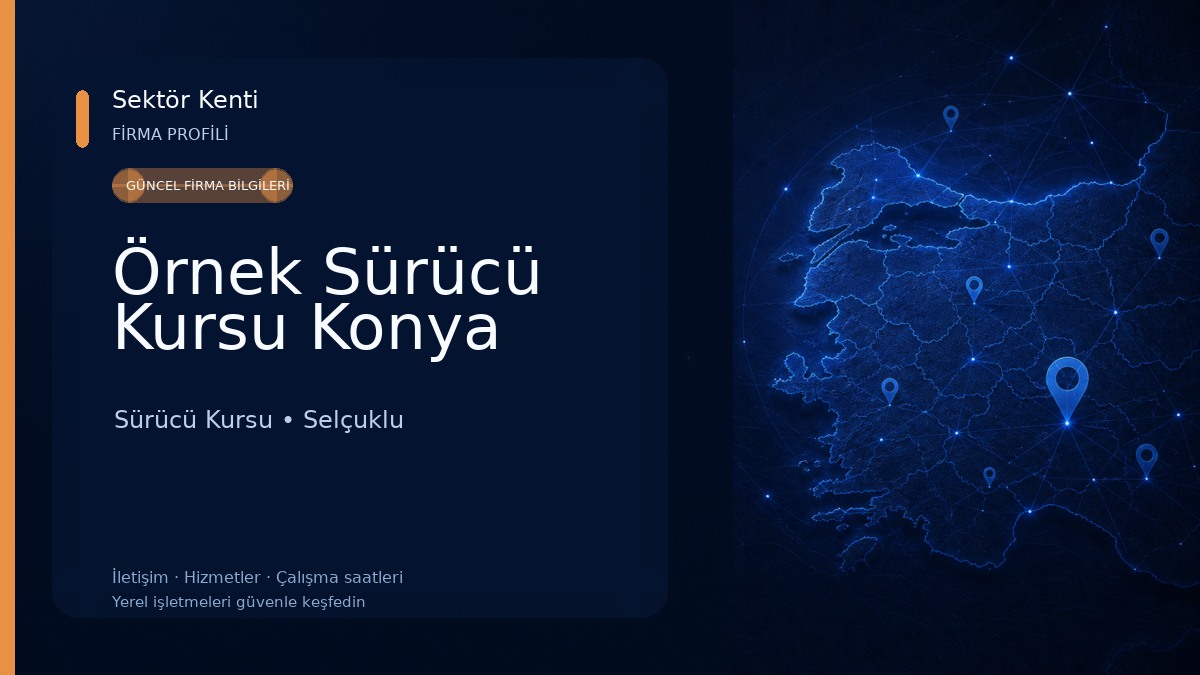 Örnek Sürücü Kursu Konya