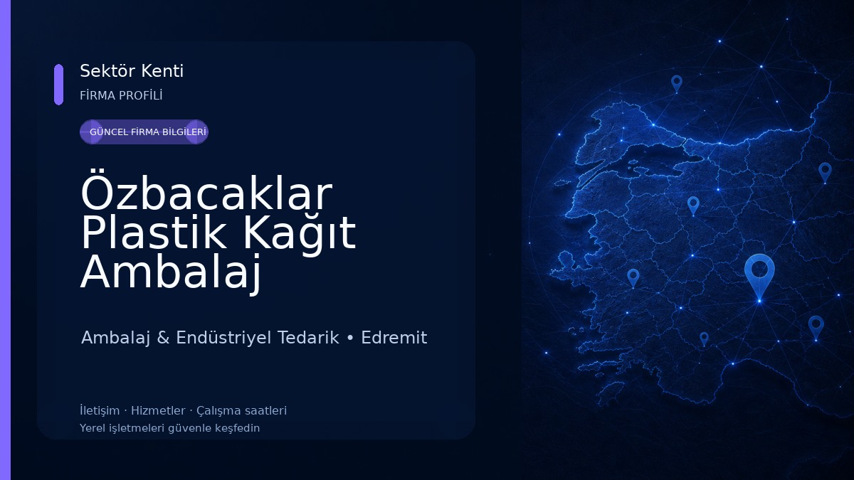 Özbacaklar Plastik Kağıt Ambalaj Ambalaj & Endüstriyel Tedarik