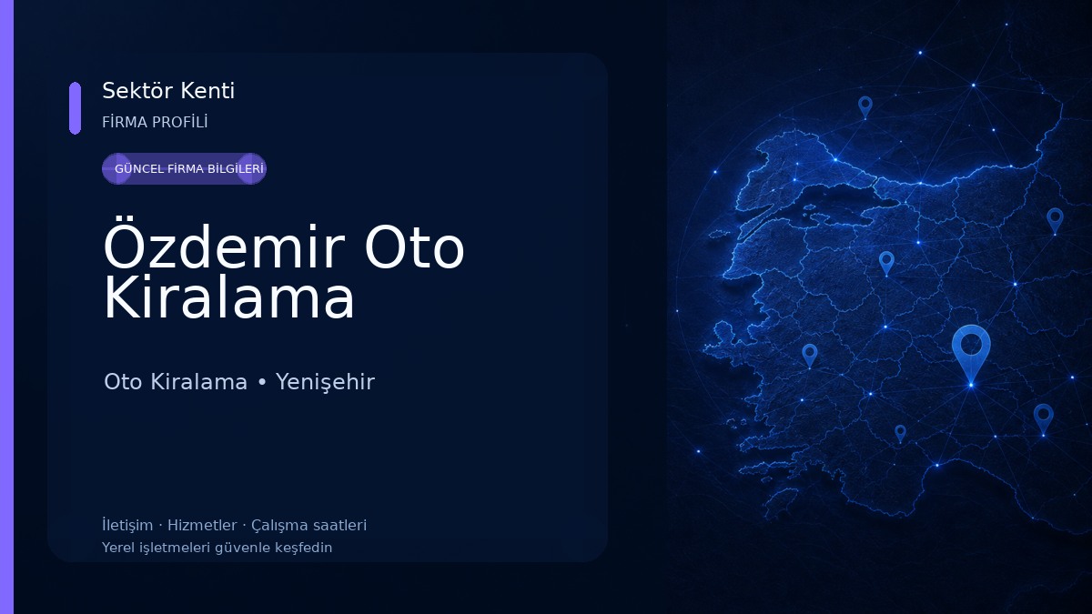 Özdemir Oto Kiralama 