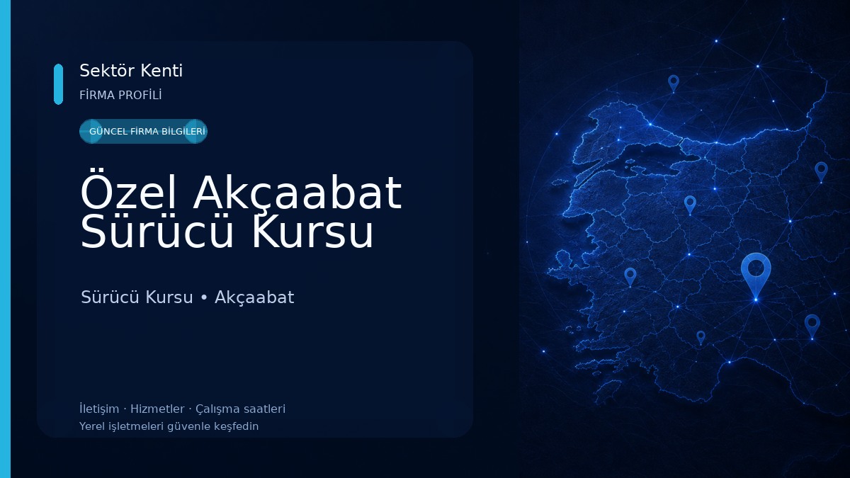 Özel Akçaabat Sürücü Kursu Sürücü Kursu