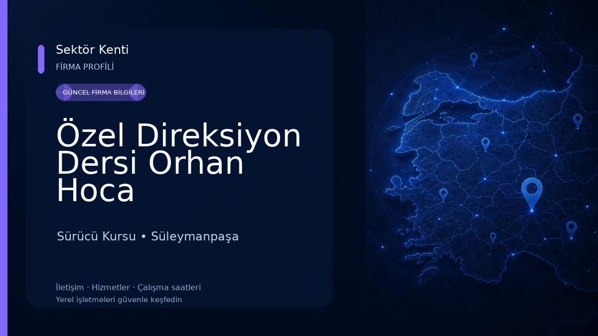 Özel Direksiyon Dersi Orhan Hoca 