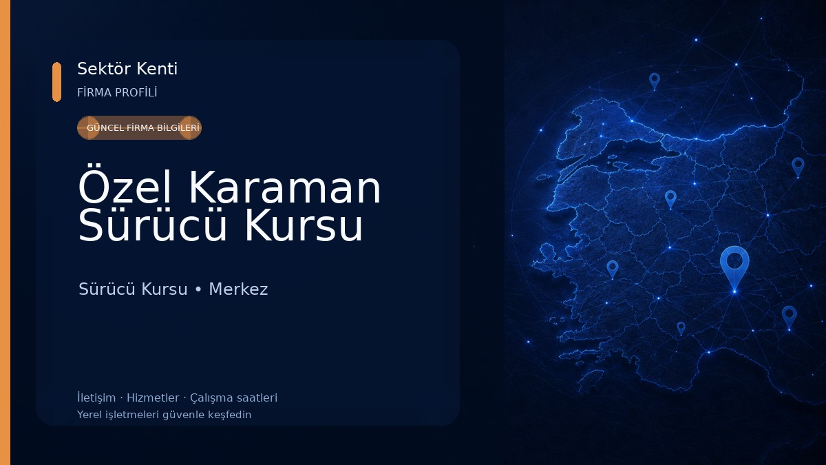 Özel Karaman Sürücü Kursu 