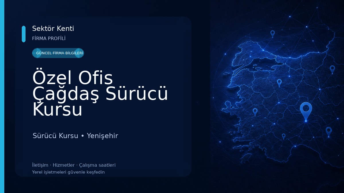 Özel Ofis Çağdaş Sürücü Kursu Sürücü Kursu