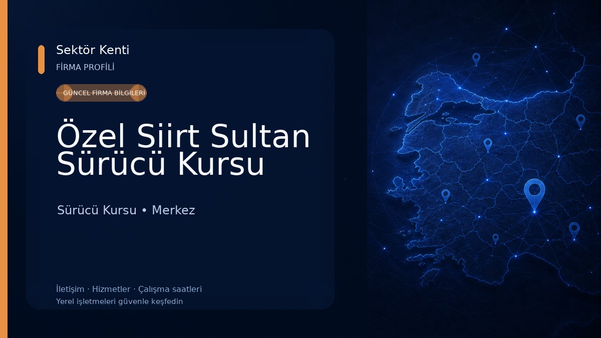 Özel Siirt Sultan Sürücü Kursu