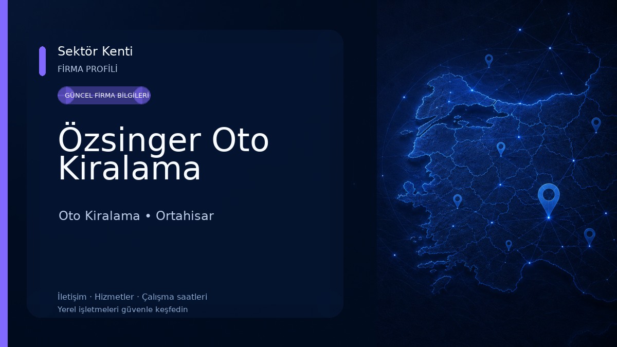 Özsinger Oto Kiralama